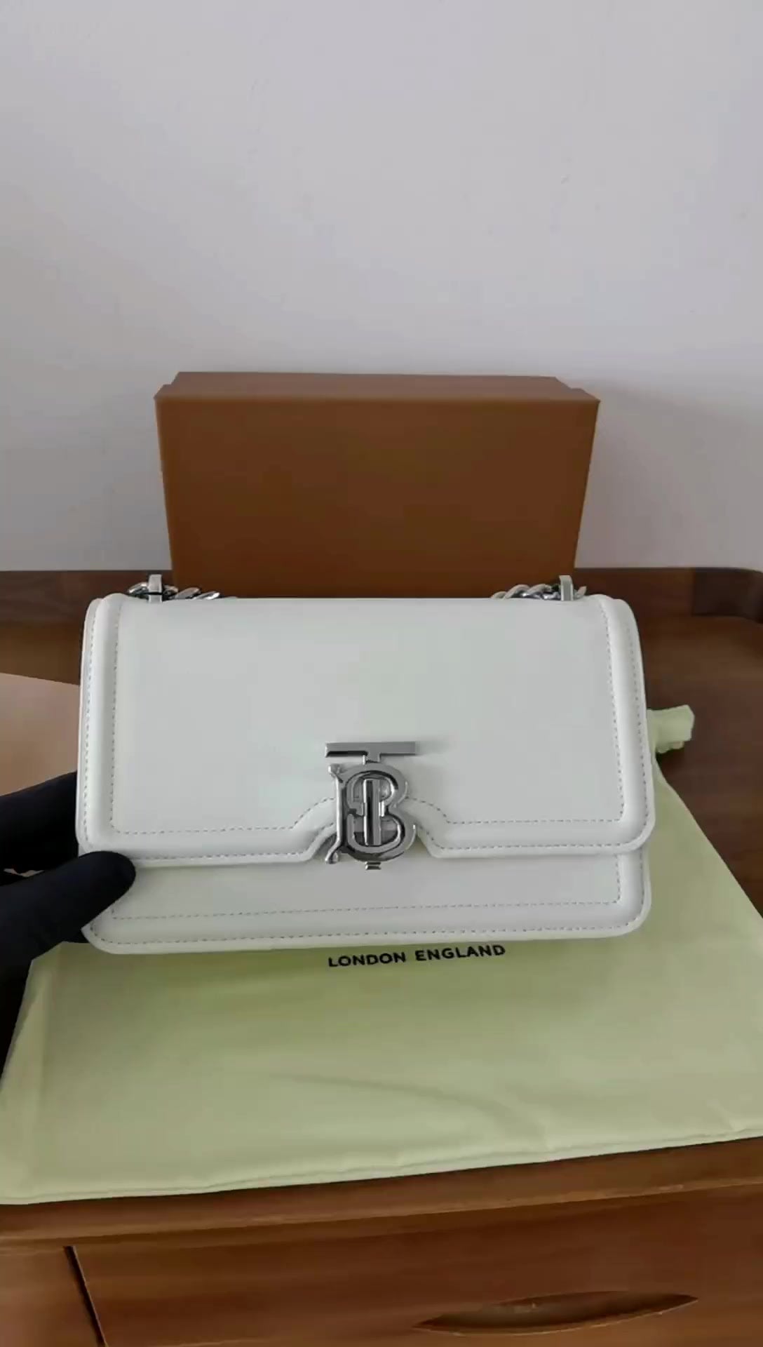 Crossbody England TB bags Genuine leather women
