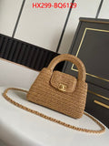ICONIC FRENCH WOMEN´S BAG LAFITE GRASS+GENUINE LEATHER (19*13cm)