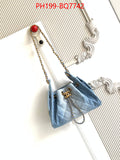 LUXURY DENIM BUCKET BAG -TOP QUALITY  (20*22*12´5)