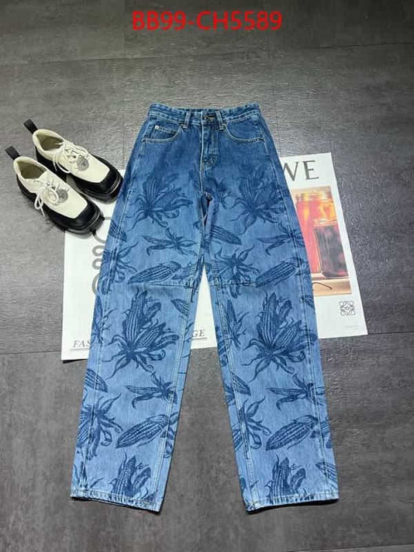 PREMIUM FLORAL PRINT STRAIGHT-LEG DENIM