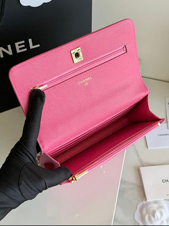 Pink Quilted Top Handle Flap  with Chain Women Bag - Genuine Leather