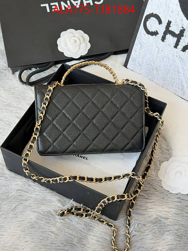 ELEGANT QUILTED CHAIN BAG. TOP QUALITY GENUINE LEATHER 19*12