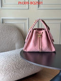 LUXURY CHAIN HANDLE BUCKET BAG-GENUINE LEATHER TOP QUALITY 30*26