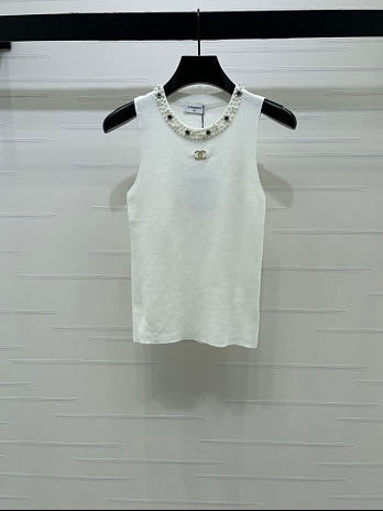 Elegant french top tank womens clothing