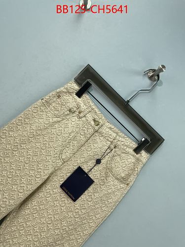 PREMIUM MONOGRAM PATTERN STRAIGHT-LEG PANTS