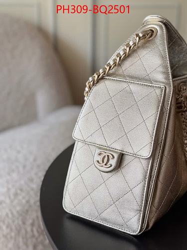 LUXURY CHAIN HANDLE BUCKET BAG-GENUINE LEATHER TOP QUALITY 30*26