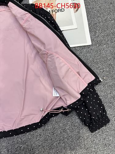 MONOGRAM INSPIRED PADDED JACKET-BLACK
