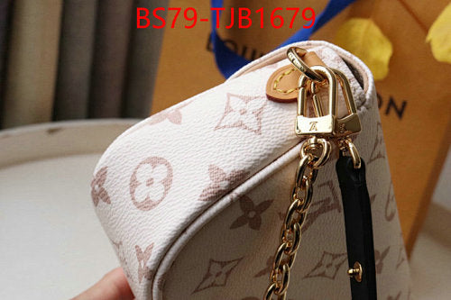 LUXURY MONOGRAM CHAIN SHOULDER BAG-COATED CANVA+GENUINE LEATHER