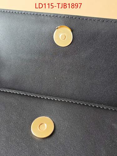 PRE-OWNED LEATHER BLOOM WALLET ON CHAIN CROSSBODY WOMEN BAGS