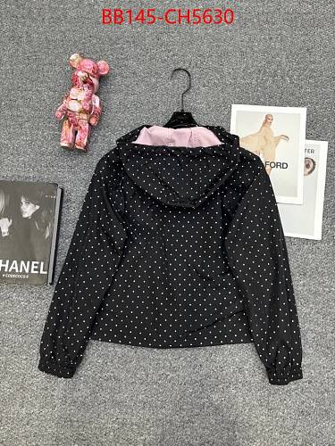 MONOGRAM INSPIRED PADDED JACKET-BLACK