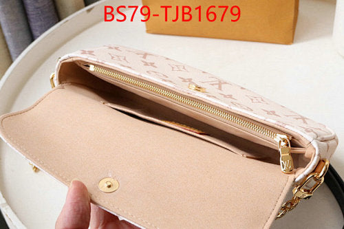 LUXURY MONOGRAM CHAIN SHOULDER BAG-COATED CANVA+GENUINE LEATHER