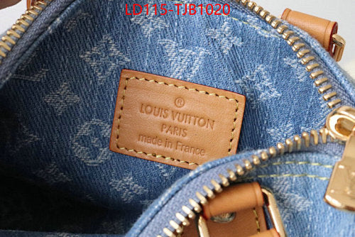 MONOGRAM DENIM WOMEN BAGS DENIM+LEATHER
