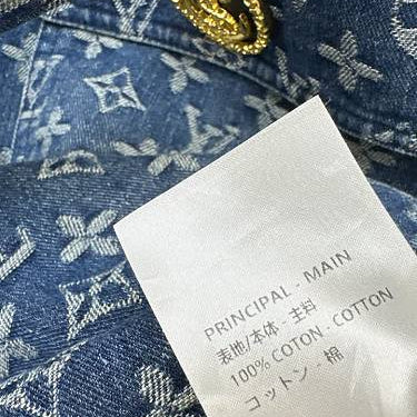 MONOGRAM DENIM DRESS CLOTHING WOMEN